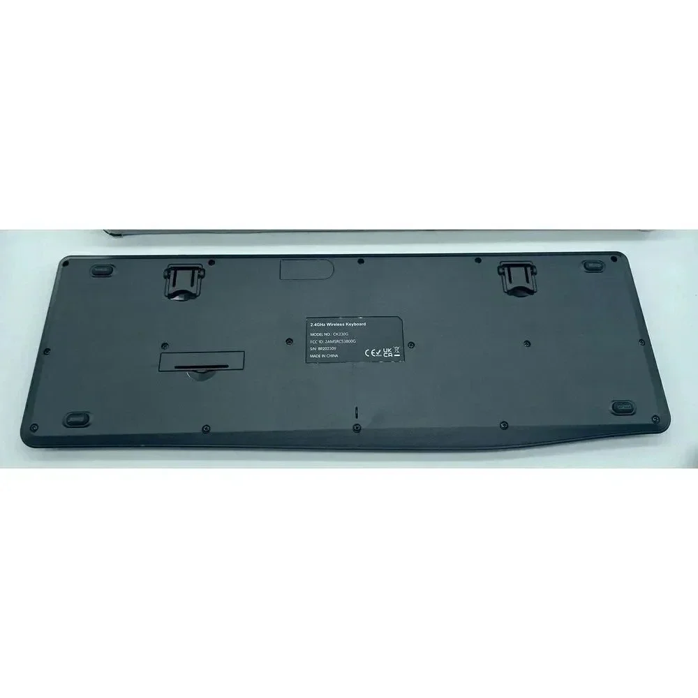 Earlylit 2.4 G USB Full Size Ergonomic Wireless‎ Keyboard Mouse Combo Black